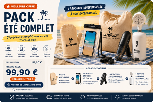 ☀️ Pack Été Complet – 🔥 Meilleure offre