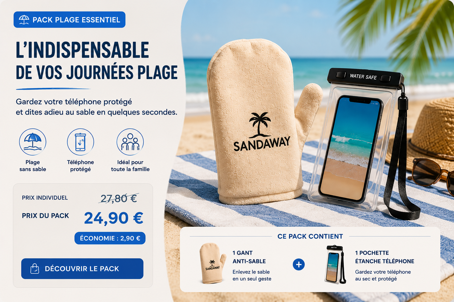 🏖️ Pack Plage Essentiel